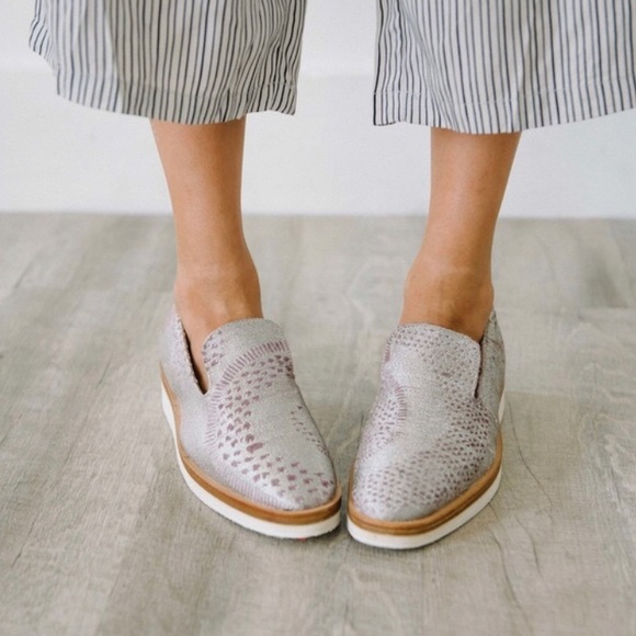 Free People Snake Eyes Metallic Slip On Loafer - Picture 3 of 12